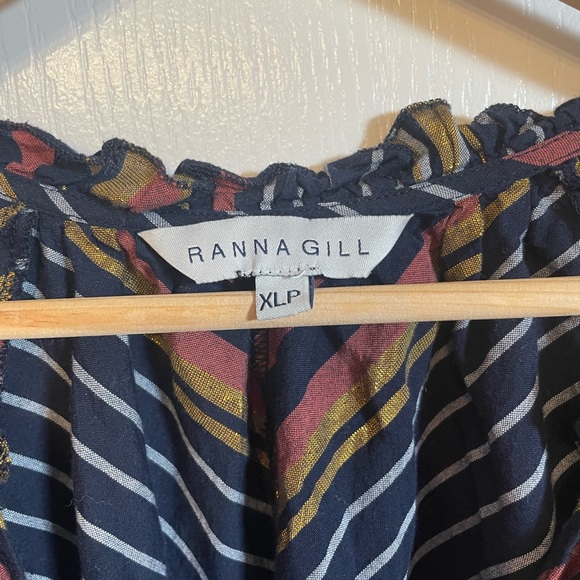 Ranna Gill Anthropologie Sibyl Shimmer Mini Dress - Picture 4 of 9